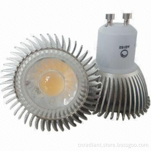 GU10 MR16 LED COB Spotlight, CE ROHS, Energy saving, High Efficiency,